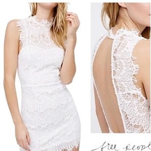 FREE PEOPLE WHITE LACE DRESS